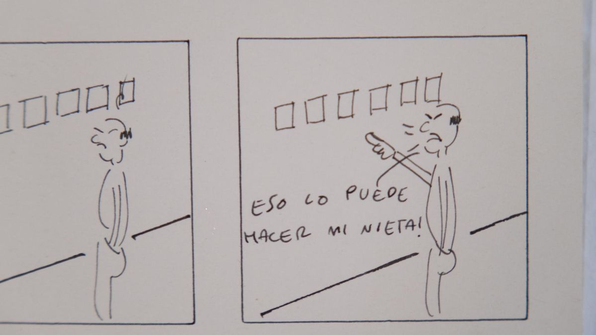 Dibujo y lana reciclada de Adrián Martínez en el Programa OFF de CAN ART Ibiza