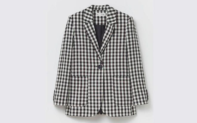 Chaqueta de cuadros vichy, de Sfera.