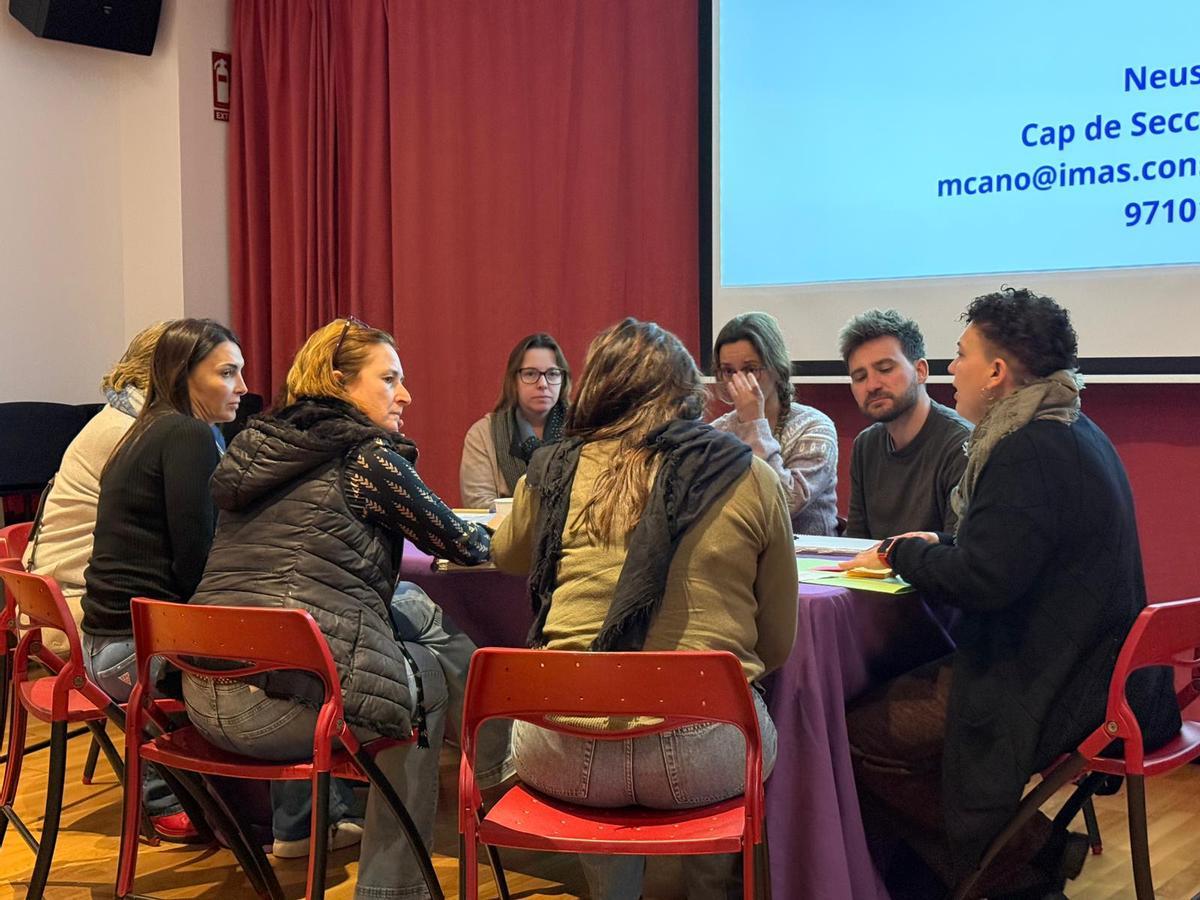 Un momento de la dinámica celebrada durante la jornada.