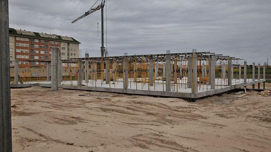 La obra del nuevo centro de día de la Asociación Autismo Zamora, sin actividad en la capital.