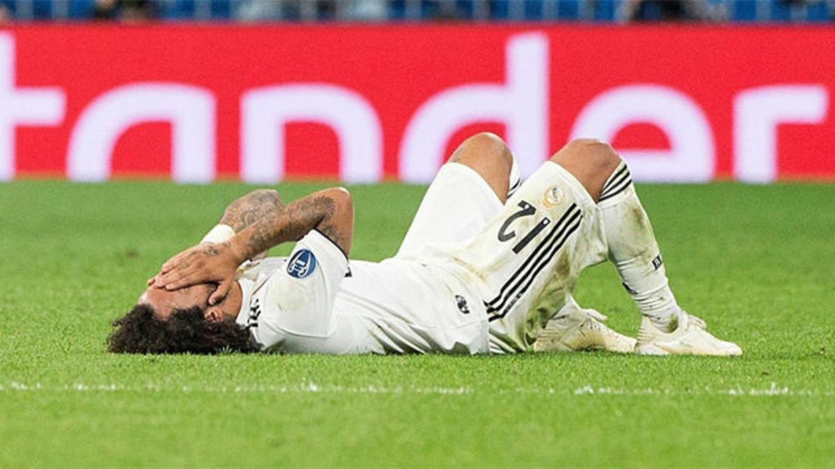 Marcelo se retiró lesionado