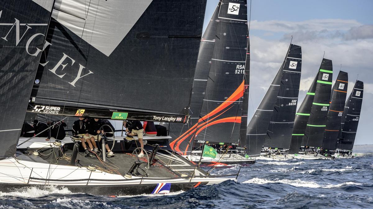 Un momento de la regata Rolex TP52 World Championship