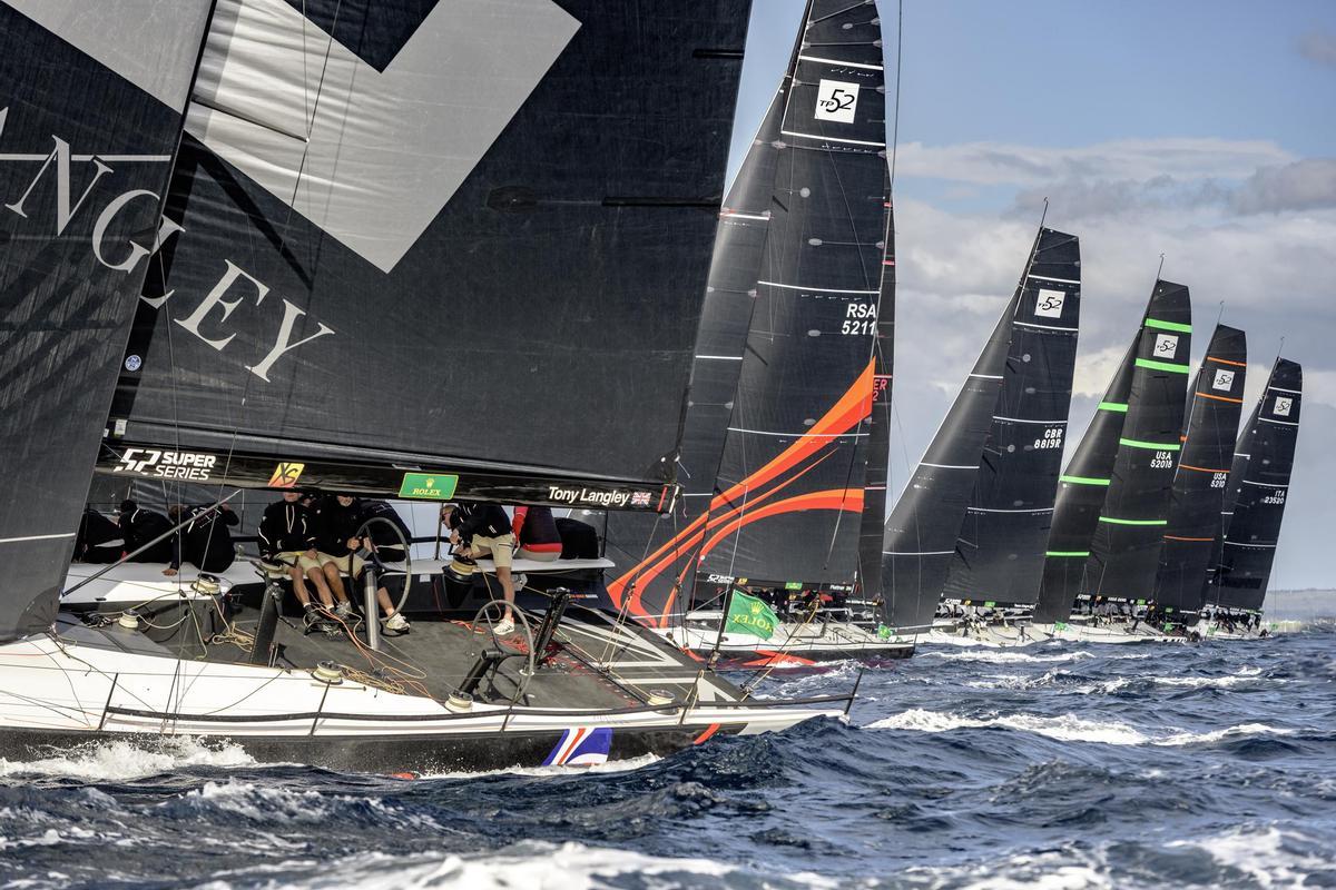 Un momento de la regata Rolex TP52 World Championship