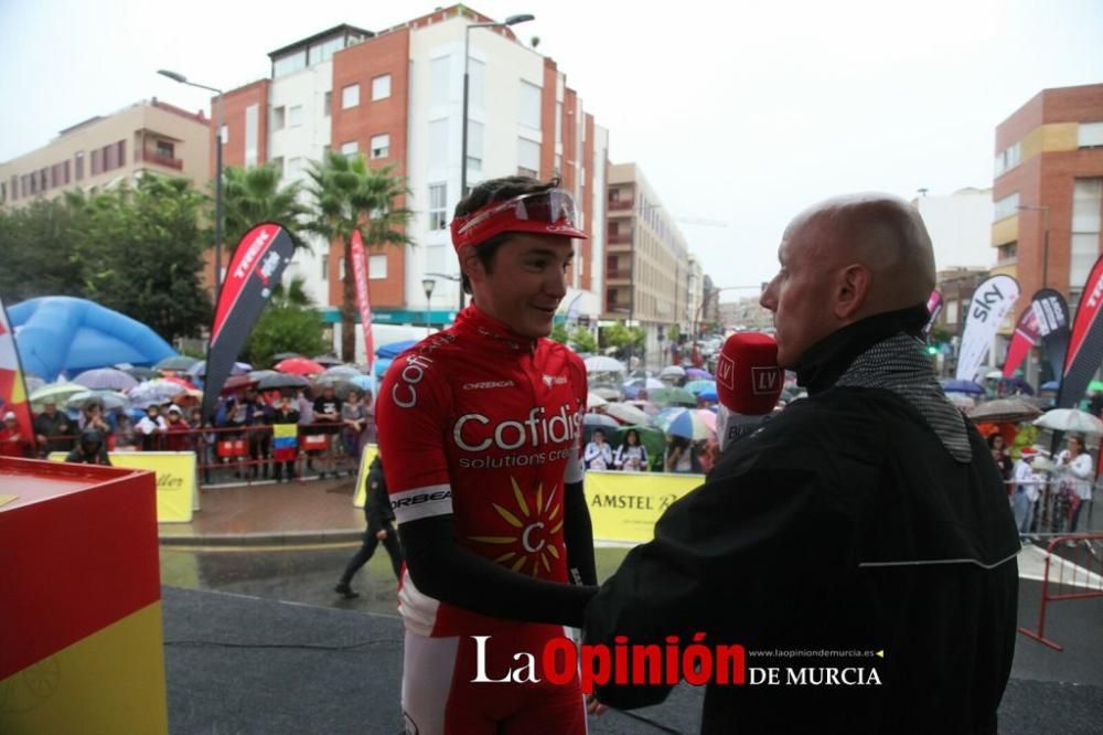 Salida de la Vuelta Ciclista a España desde Lorca