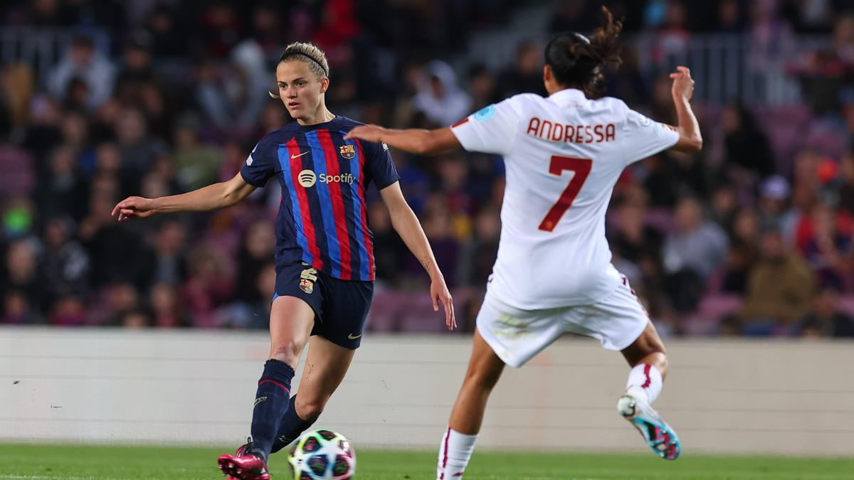 Irene Paredes, jugadora del FC Barcelona y de la selección española