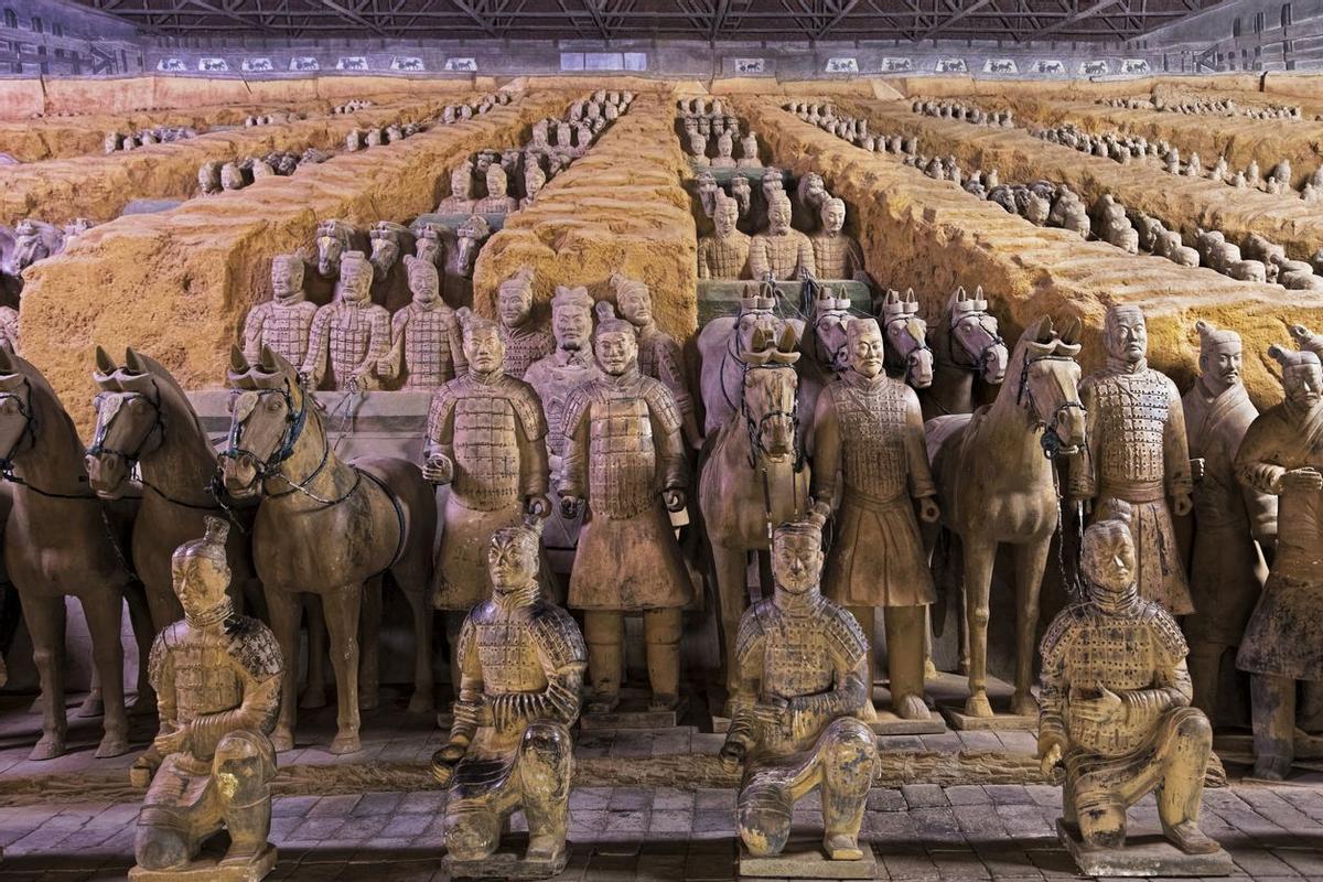 Mausoleo de la dinastía Qin Shi Huang en China