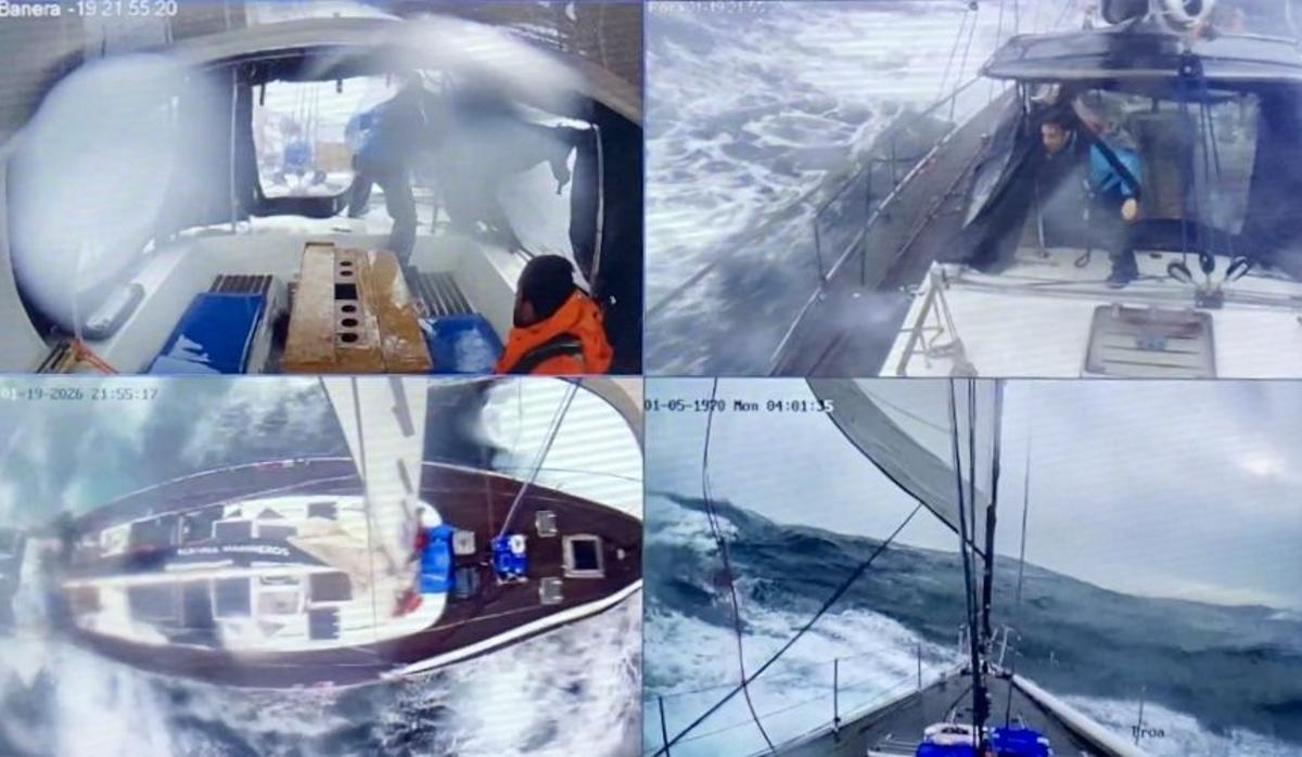 Imágenes de las cámaras del ‘Alegría Marineros’ (Copérnico).