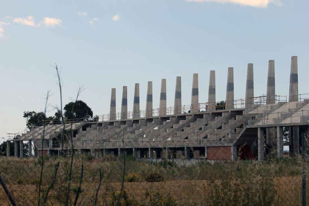 Arraijanal: Las obras abandonadas de la Academia del Málaga CF