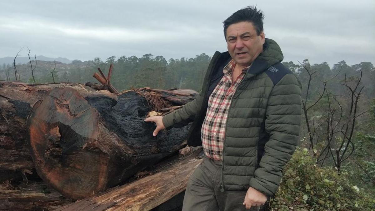 Alfonso Misa, presidente de la Entidade Local Menor de Morgadáns y ahora también concejal.