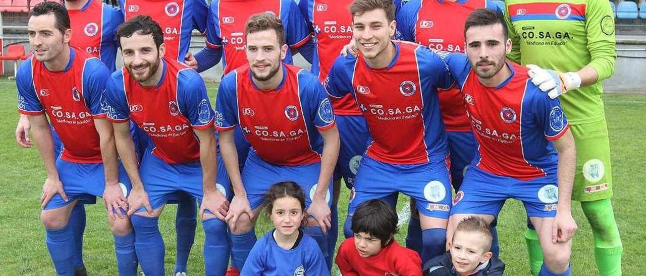 La última formación de la Unión Deportiva Ourense. // Iñaki Osorio