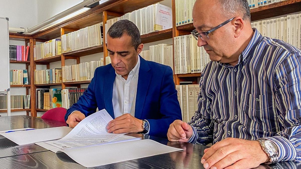 La ESSSCAN y la UNED de Lanzarote firman un convenio para impulsar acciones formativas conjuntas.