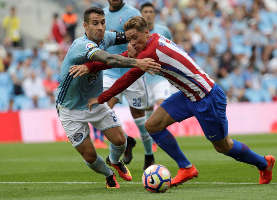 Las mejores fotografías del encuentro en Balaídos entre el Celta y el Atlético de Madrid