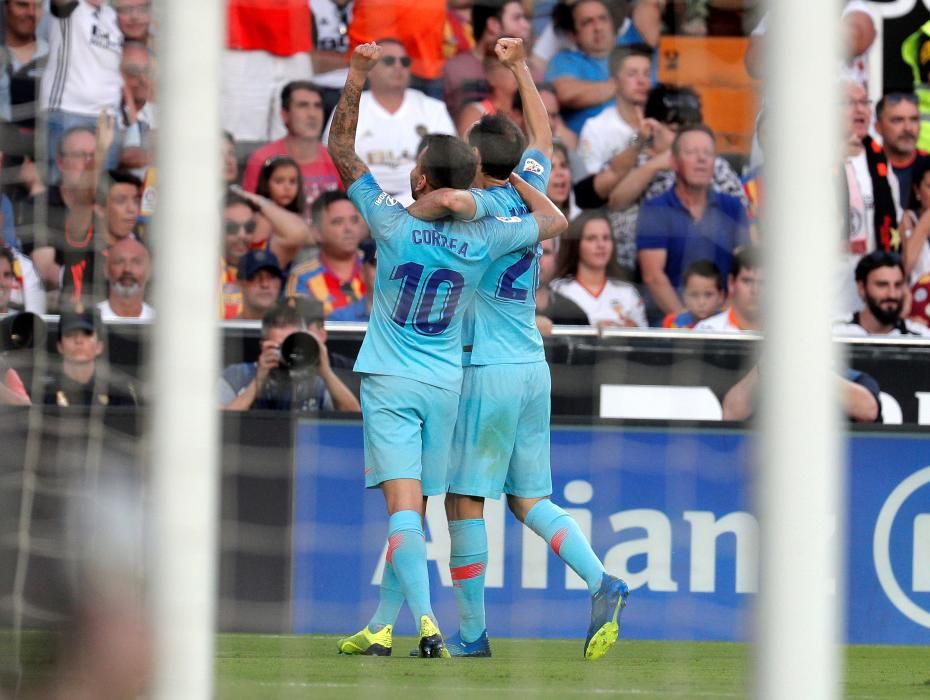 Valencia CF - Atlético de Madrid, en imágenes