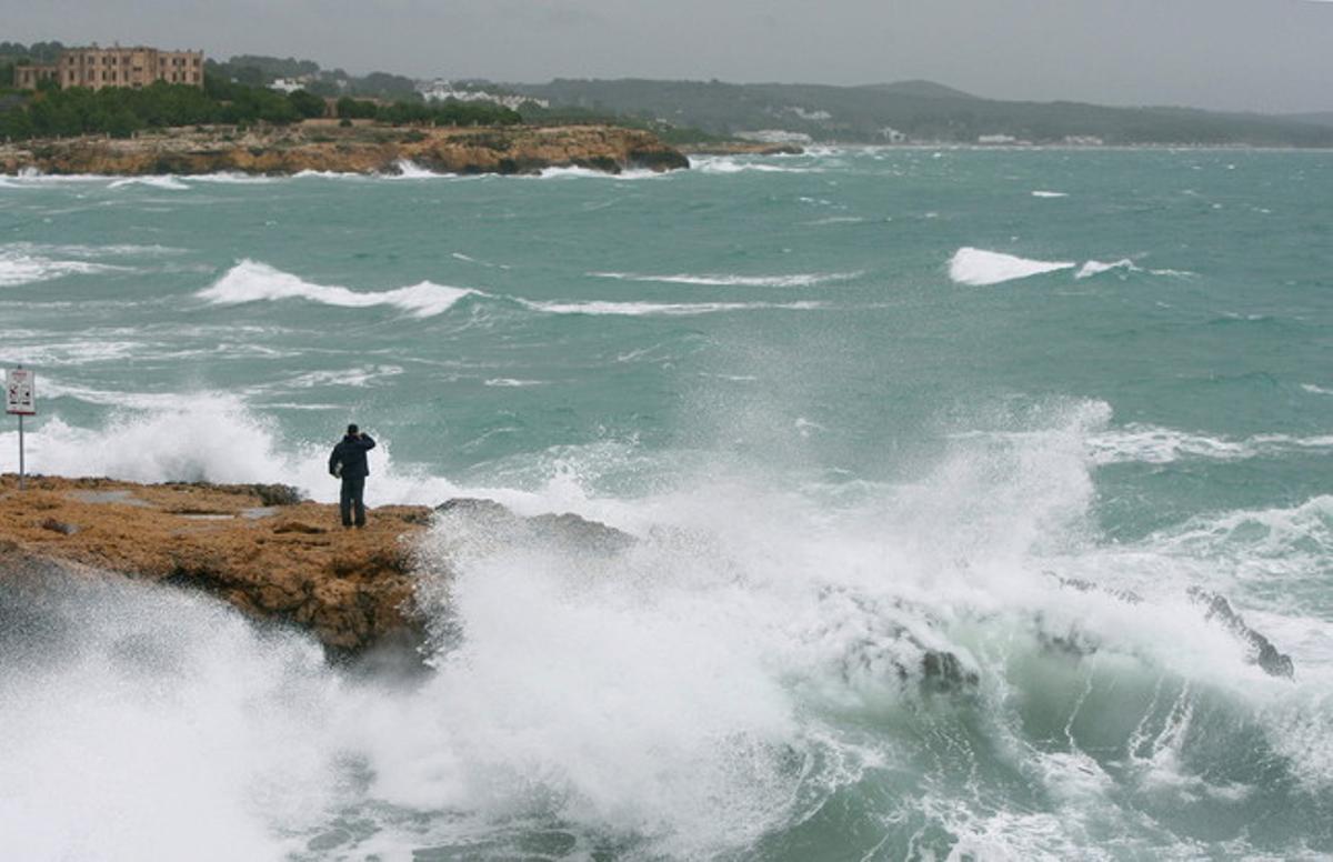 Temporal a la costa de Tarragona. Temporal a la costa de Tarragona.