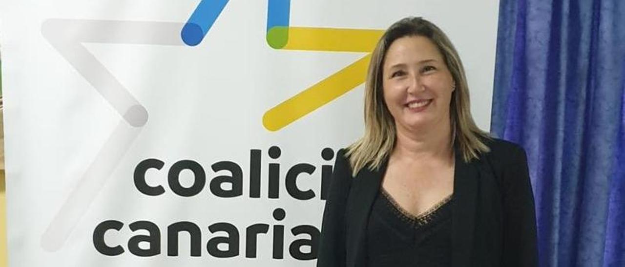Dulce Gutiérrez, candidata de CC en La Victoria