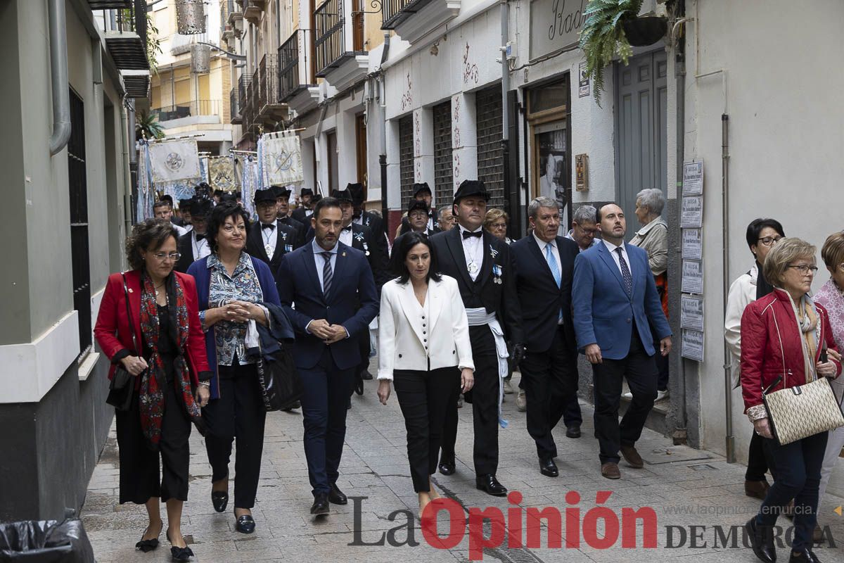 Las Fiestas de Yecla y peregrinos de Lorca llegan a Caravaca