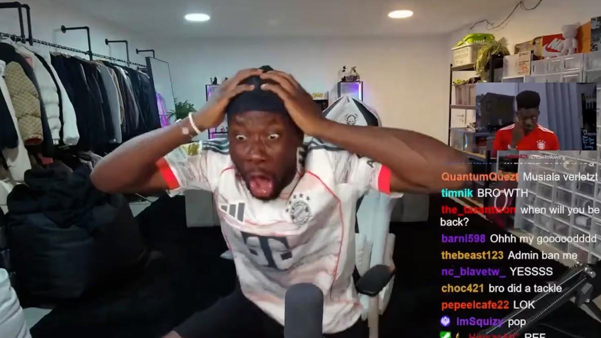 La brutal y más sincera reacción de Alphonso Davies a la lesión de Musiala que ya es viral