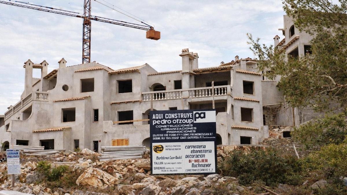 Bauarbeiten auf Mallorca.