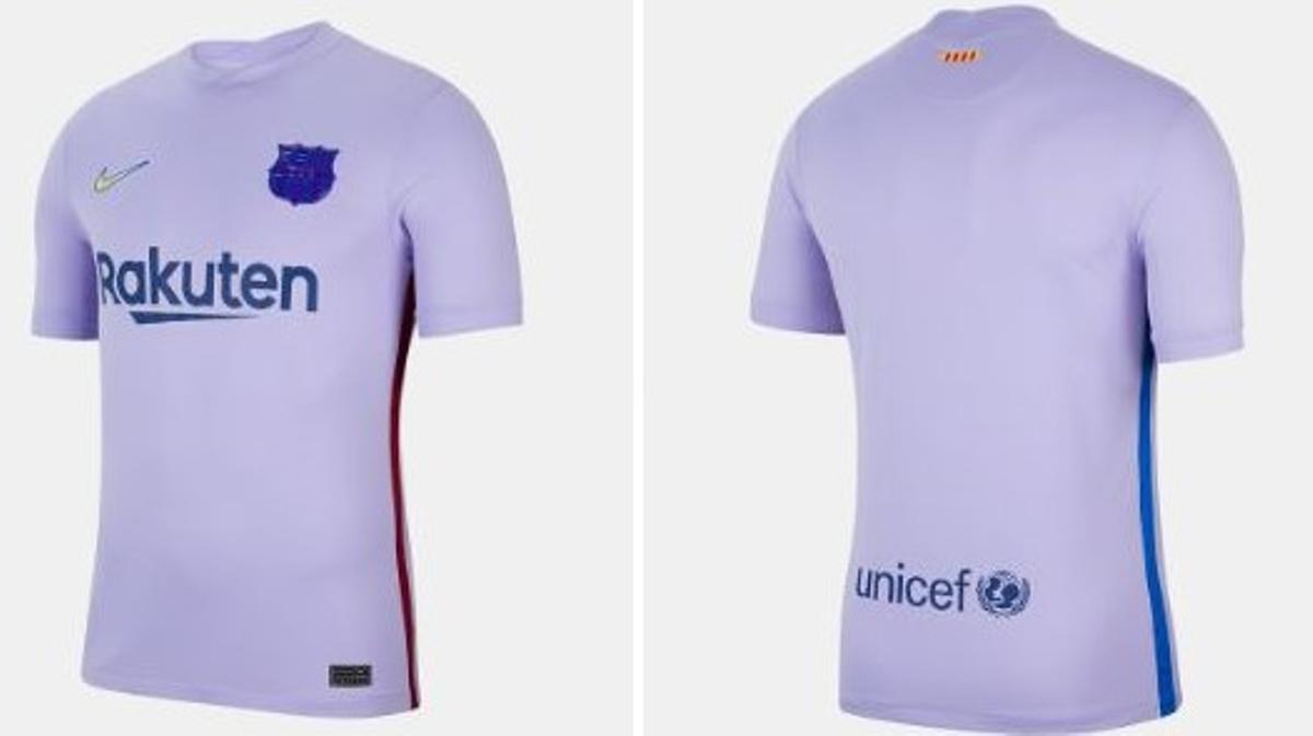 La segunda camiseta del Barça es lila - El Periódico