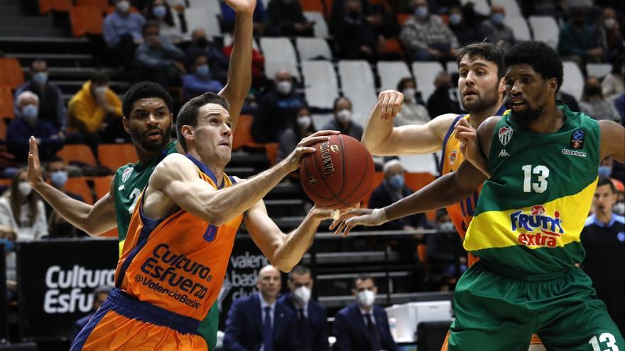 El Valencia Basket se asegura empezar en La Fonteta las eliminatorias del KO de la EuroCup