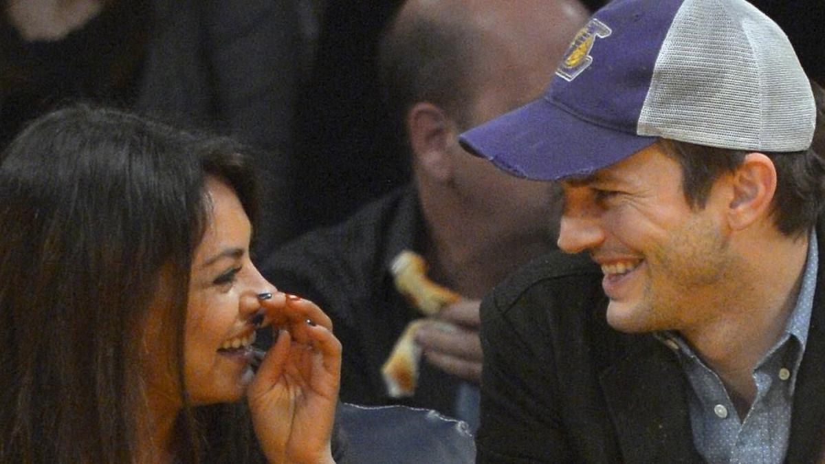 Mila Kunis y Ashton Kutcher, en el 2014.