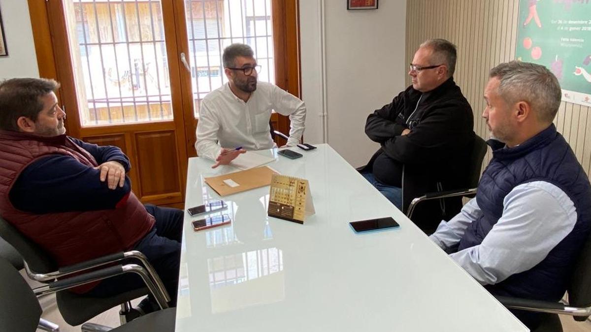 Fuset se reunió con Miguel Prim, Guillermo Serrano y José Acosta