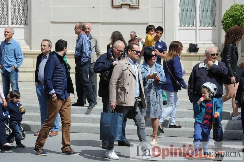 Ambiente sardinero en las calles de Murcia