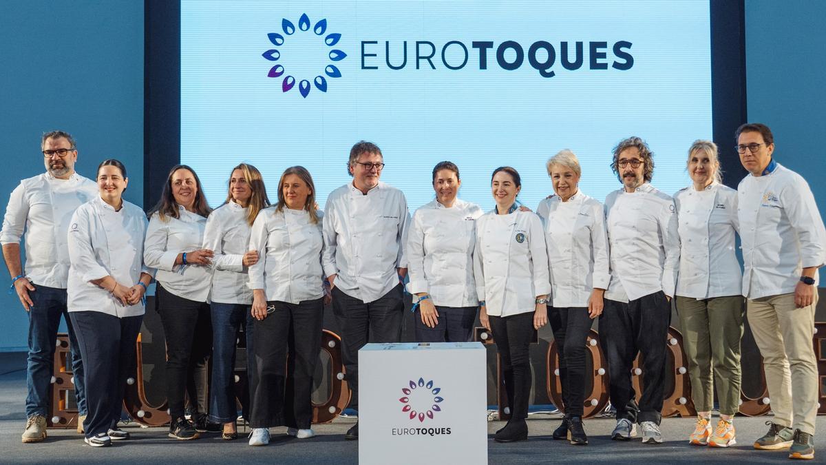 La nueva junta directiva de Euro-Toques España.