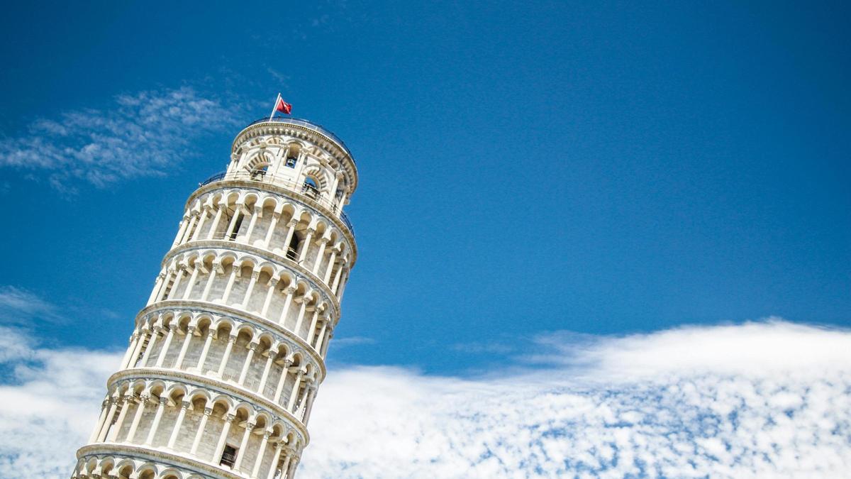 La Torre de Pisa debe su fama a sus graves defectos de cimentación