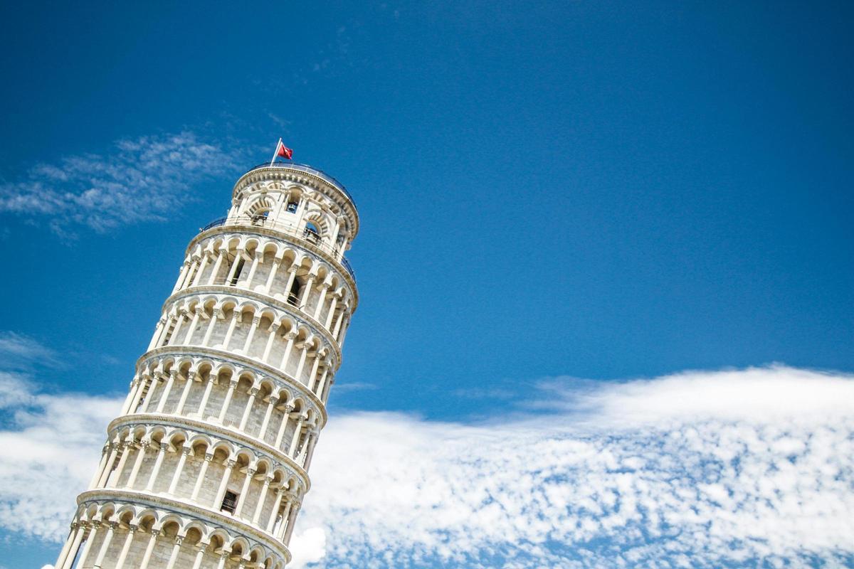 La Torre de Pisa debe su fama a sus graves defectos de cimentación