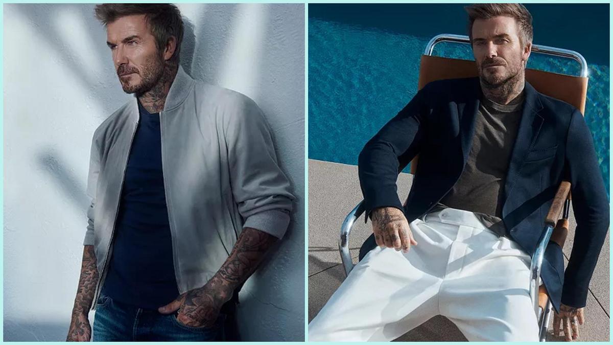 Beckham ha codiseñado la nueva cápsula de Hugo Boss.