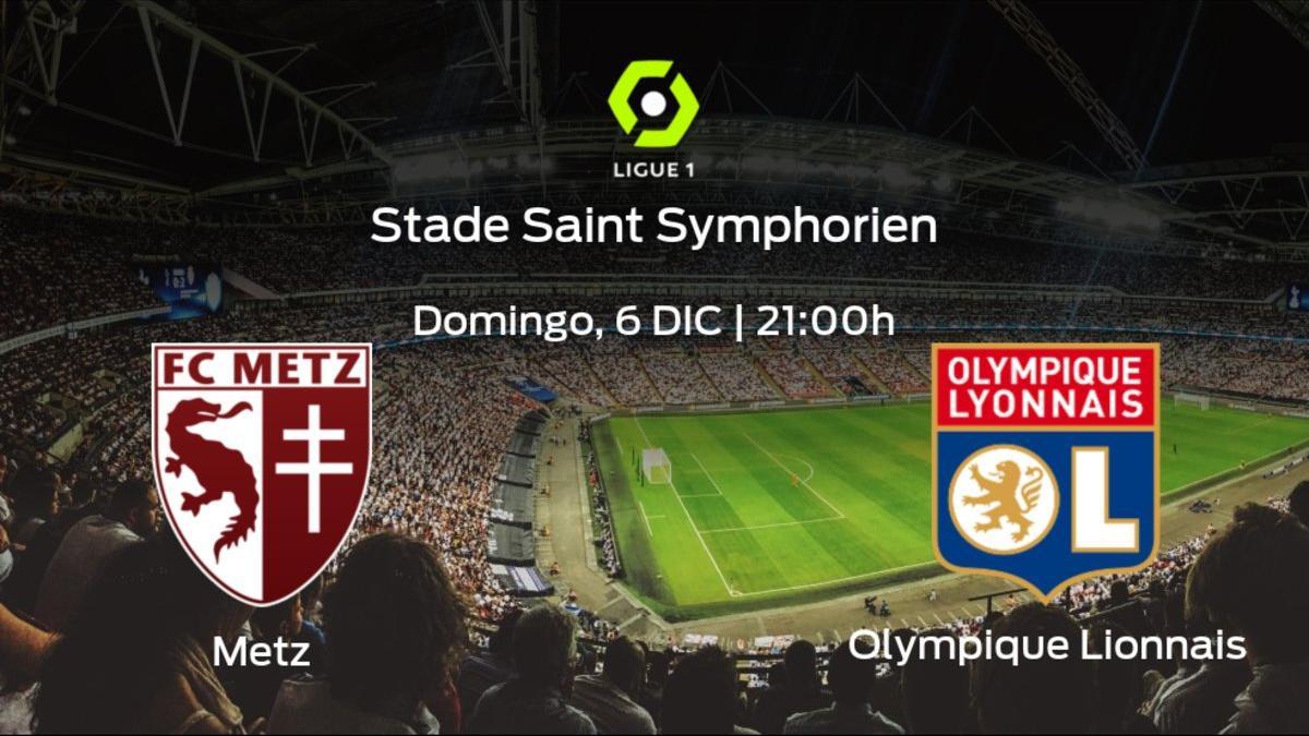 Previa del partido: el FC Metz recibe al Olympique Lyon en la decimotercera jornada