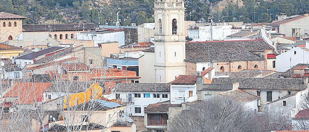 Vista panorámica del núcleo urbano de Anna.