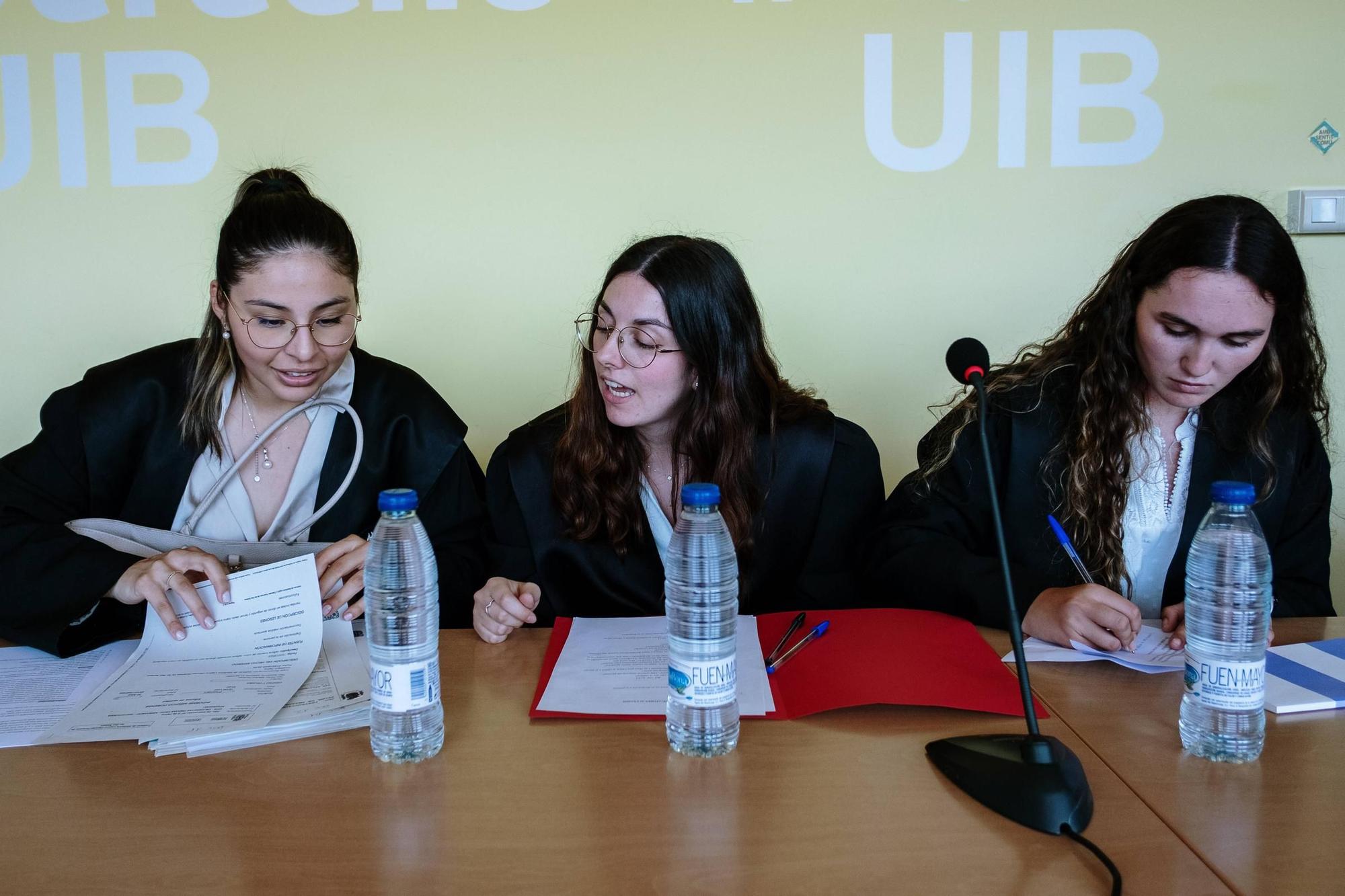 Así ha sido el primer juicio simulado de la UIB