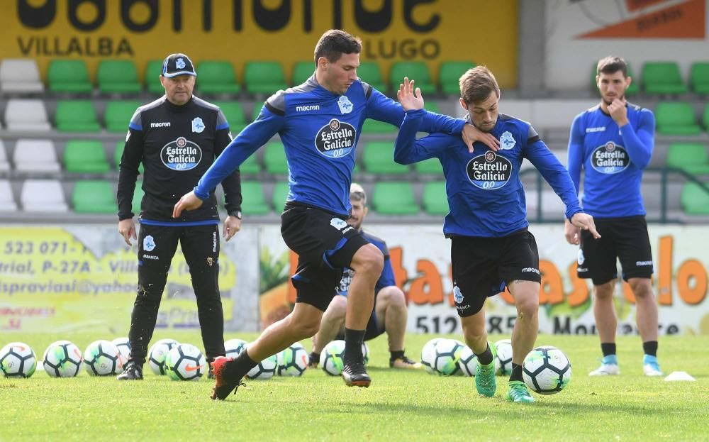 Entrenamiento del Deportivo en Vilalba 8 de agosto