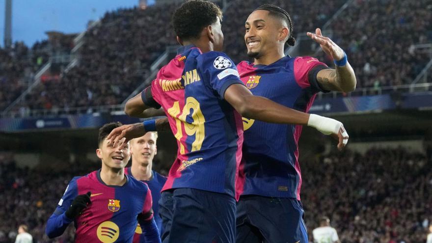 El Barça de Lamine vuela en Europa