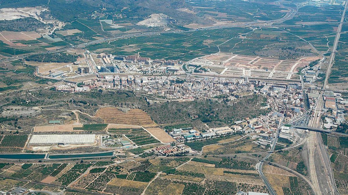 Panorámica de la huerta tradicional de Sagunt