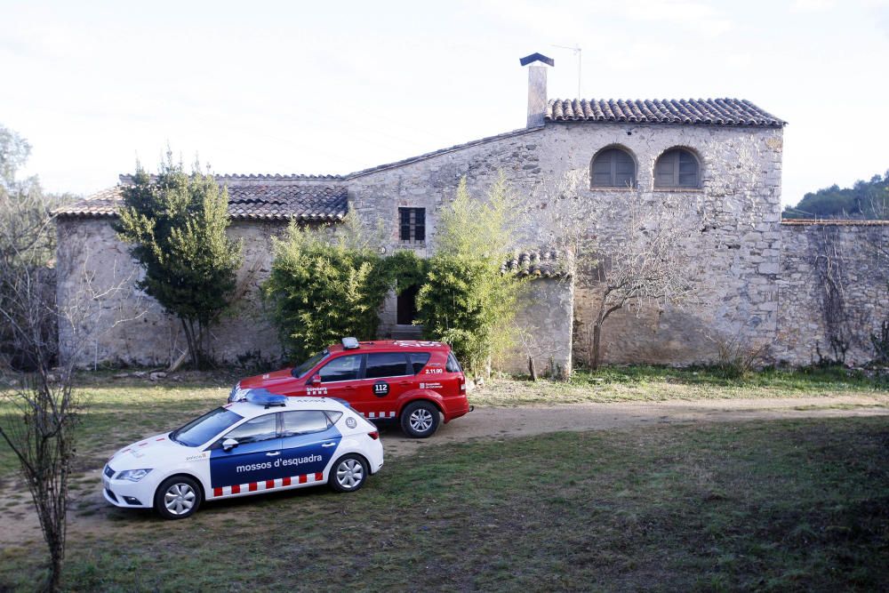 Explosió d'un bombona de butà en una masia a Celrà