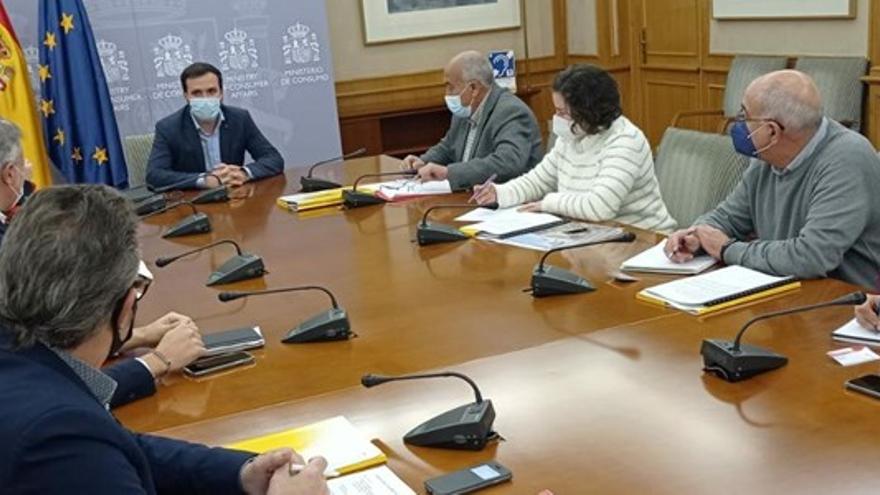 Reunión del ministro Alberto Garzón con los respoonsables de COAG