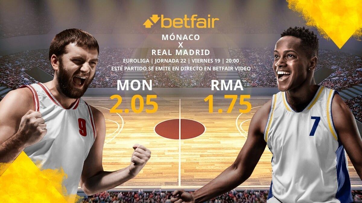 AS Monaco Basket vs. Real Madrid Baloncesto: horario, TV, estadísticas, clasificación y pronósticos