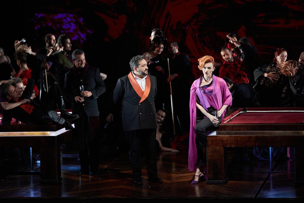 Peralada viu una gran nit d'òpera amb «La Traviata»