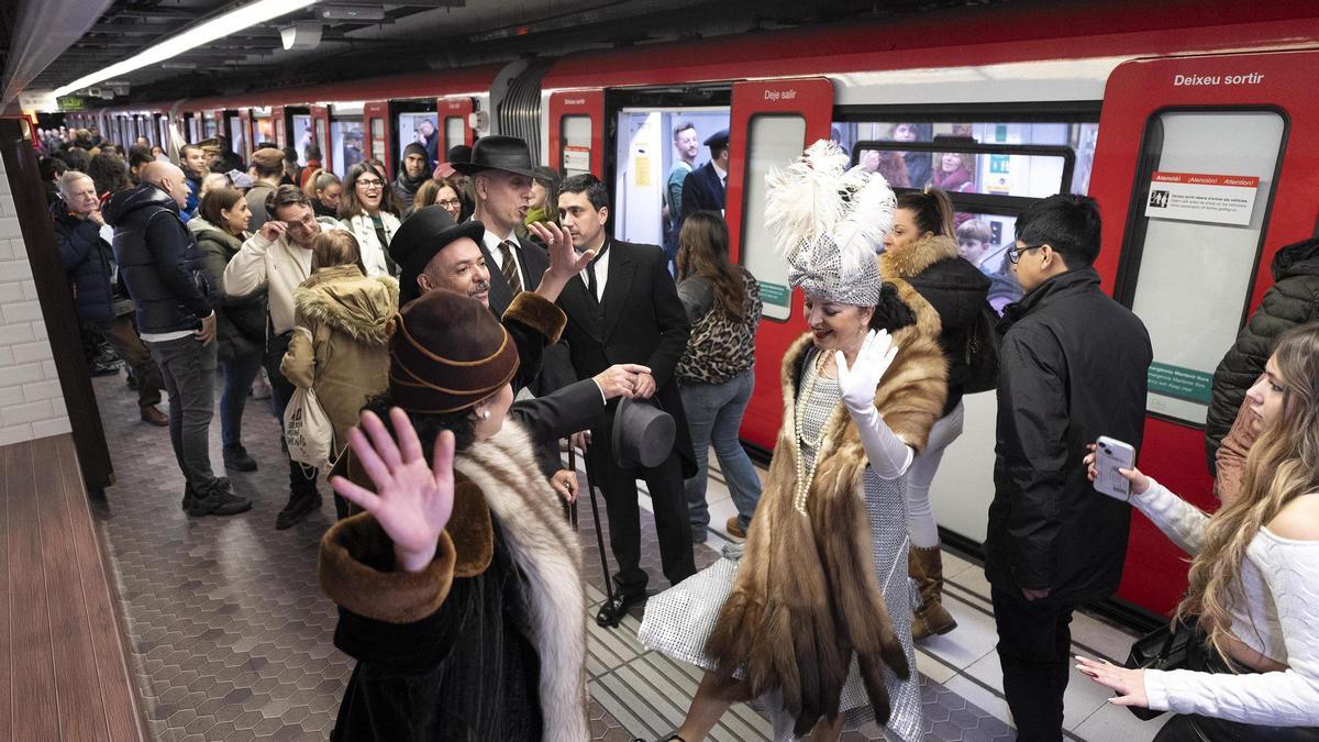 Barcelona redecora la parada de Passeig de Gràcia al estilo vintage por el centenario del metro Barcelona redecora la parada de Passeig de Gràcia al estilo vintage por el centenario del metro