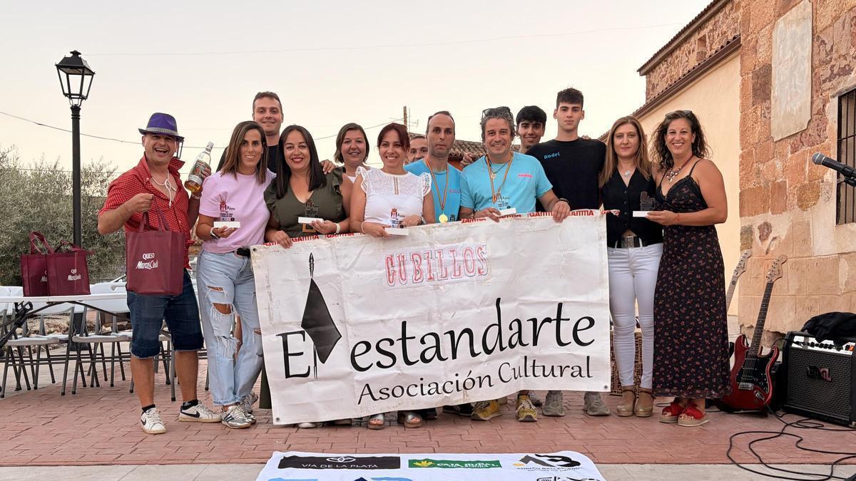 Foto de familia tras el Torneo de Pádel de Cubillos
