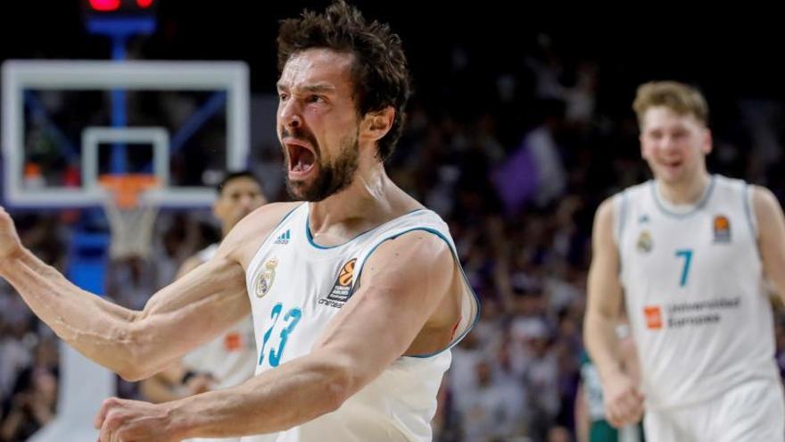 Sergio Llulll, durante el Panathinaikos-Real Madrid.