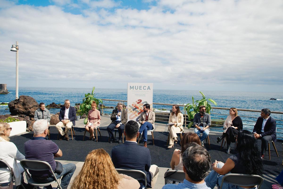 Un instante de la presentación de la nueva edición del festival Mueca.