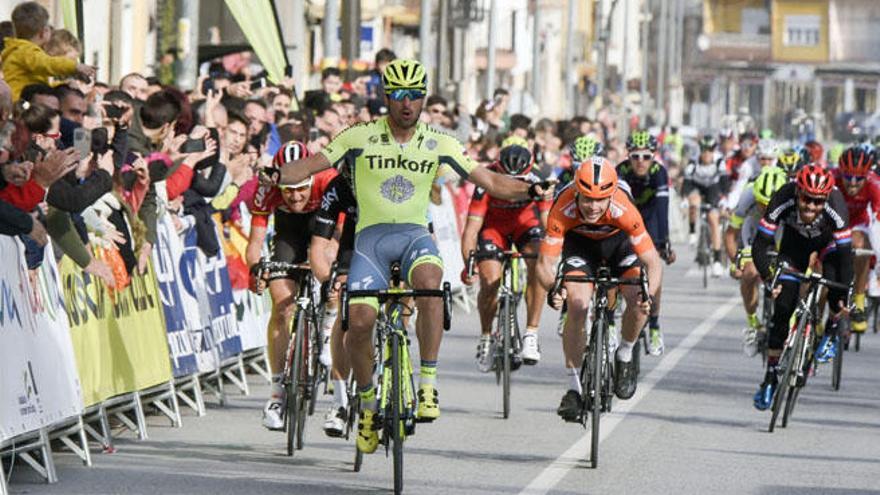 Oscar Gatto, ganador de la tercera etapa de la Vuelta a Andalucía.