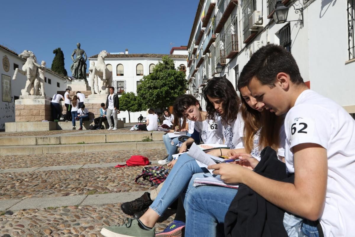 Más de 800 escolares compiten en la 23ª yincana matemática por Córdoba