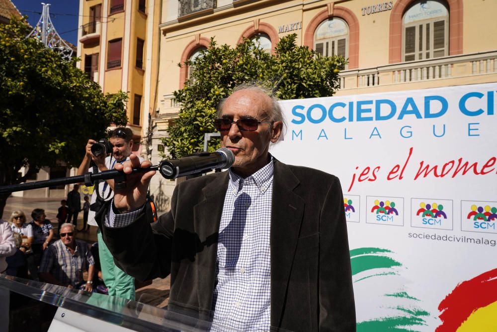 Manifestación por la unidad de España en Málaga