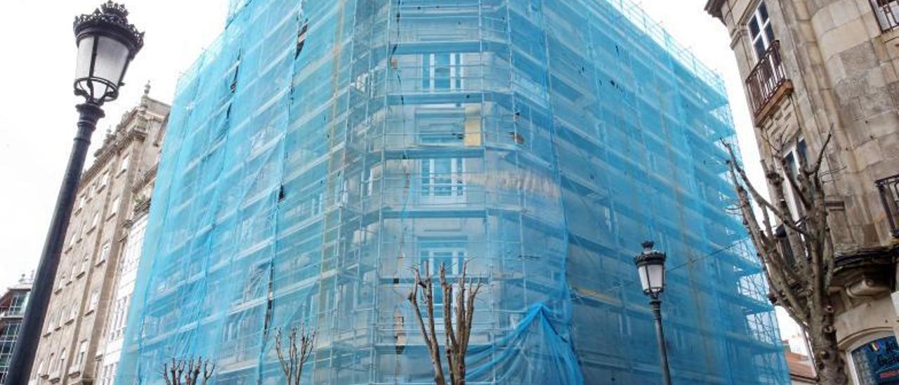 Edificio de Uruguay nº 11, reformado por Seagull para habilitar vivienda prémium .