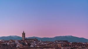 Imagen del atardecer en Colmenar Viejo